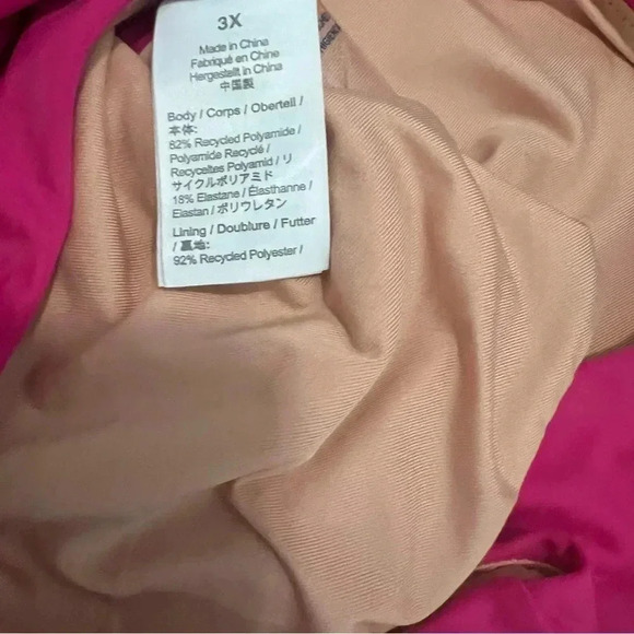 J crew bikini bottom Sz 3X curved waist cheeky bikini pink - Picture 4 of 4